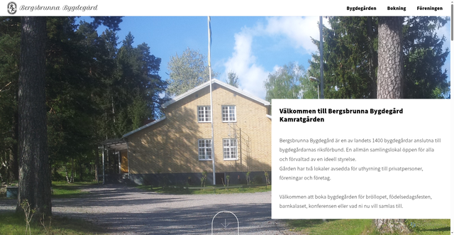 Security scan screenshot of https://bergsbrunnabygdegard.se