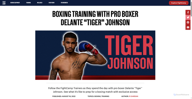 Security scan screenshot of https://blog.joinfightcamp.com/training/boxing-training-with-pro-boxer-delante-tiger-johnson/