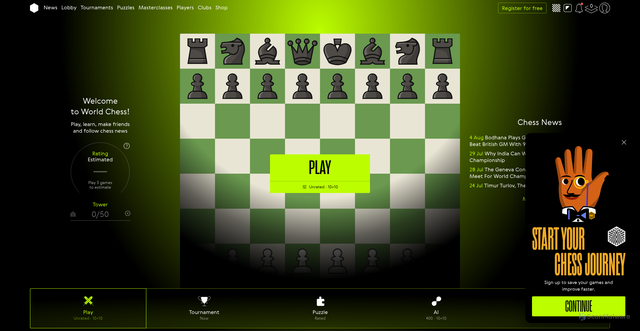 Security scan screenshot of https://worldchess.com
