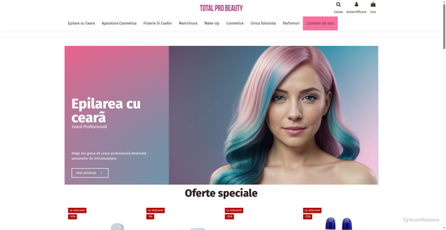 Security scan screenshot of https://www.tpb.ro
