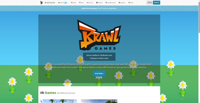 Security scan screenshot of https://mcbrawl.com