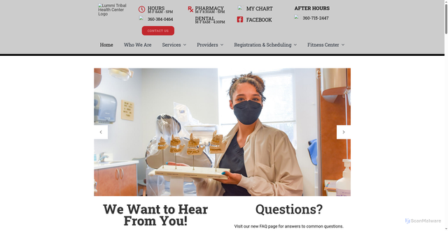 Security scan screenshot of https://www.lummihealth.gov/