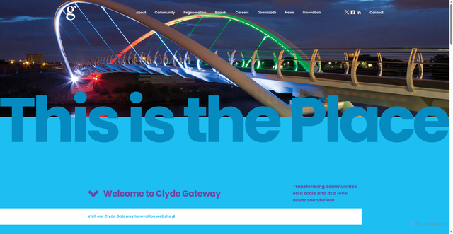 Security scan screenshot of http://www.clydegateway.com