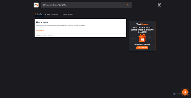Security scan screenshot of https://tvneighbor.com/?s=Differences%20between%20PC%20and%20Mac&source=showcaseQueries&summary=1