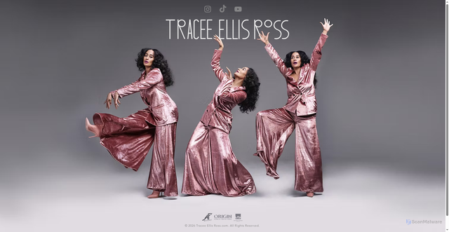 Security scan screenshot of https://www.traceeellisross.com/