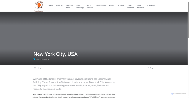 Security scan screenshot of https://www.americanlloyd.com/destination/north-america/new-york-city-usa/