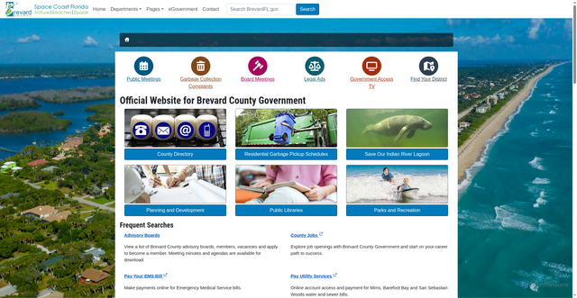 Security scan screenshot of https://www.brevardfl.gov/