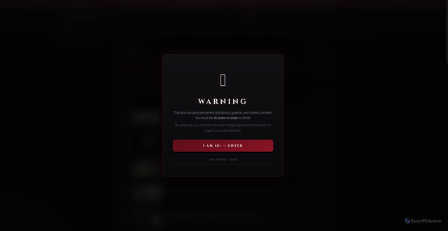 Security scan screenshot of https://gore.best/ranking?type=videos&period=weekly&sort=trending&limit=25