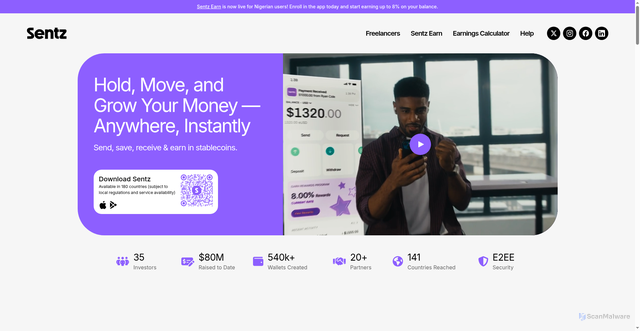 Security scan screenshot of https://buymobilecoin.com/