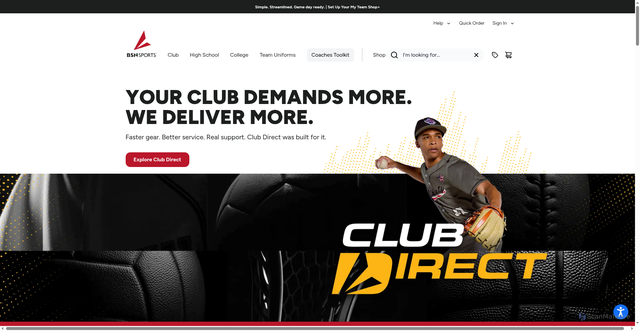 Security scan screenshot of https://bsnsports.com