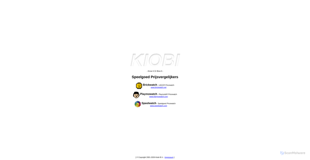 Security scan screenshot of https://kiobi.com