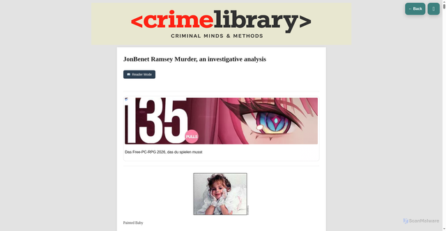 Security scan screenshot of https://crimelibrary.org/notorious_murders/famous/ramsey/