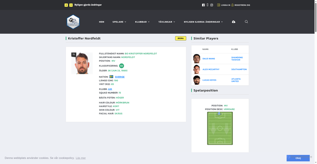 Security scan screenshot of https://sv.soccerwiki.org/player.php?pid=39182