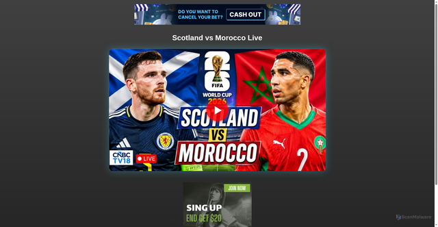 Security scan screenshot of https://blog.dft.com/pot/video/video-scotland-vs-morocco-live-hdtvc-15.html