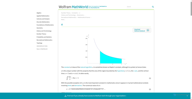 Security scan screenshot of https://mathworld.wolfram.com/e.html