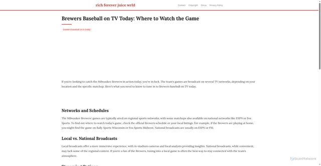 Security scan screenshot of https://duniacloudblog-dpurmyvdlpxs.edgeone.app/brewers-baseball-on-tv-today.html