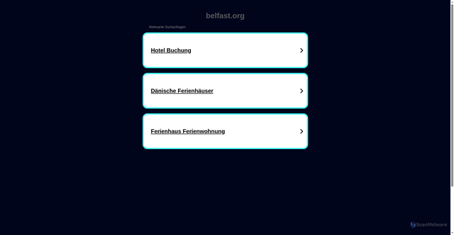 Security scan screenshot of http://www.belfast.org/
