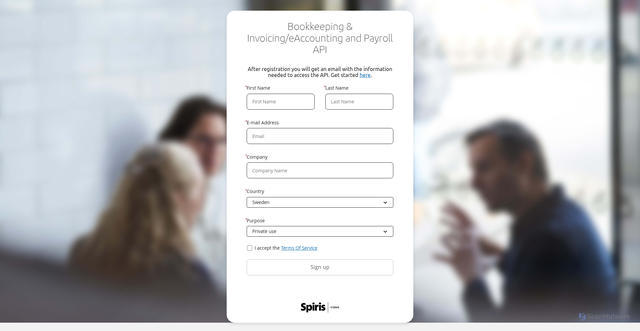 Security scan screenshot of https://selfservice.developer.vismaonline.com
