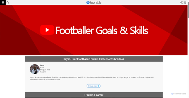 Security scan screenshot of https://bank.lampcook.com/football/feed_fbvods.php?idx_no=17276