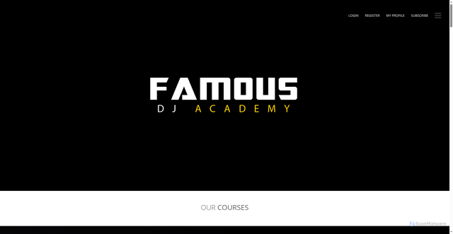 Security scan screenshot of https://academybyfamous.com/?p=2850