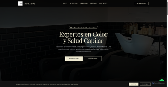 Security scan screenshot of https://murosalon-ata71iqaaw.edgeone.app/