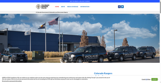 Security scan screenshot of https://coloradorangers.gov/