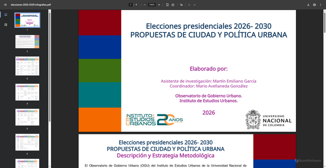 Security scan screenshot of https://ieu.unal.edu.co/wp-content/uploads/2026/05/elecciones-2026-2030-infografias.pdf