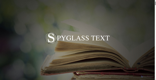 Security scan screenshot of https://spyglasstext.se
