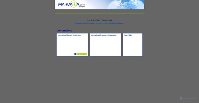 Security scan screenshot of http://mcp-rabbitmq.com/