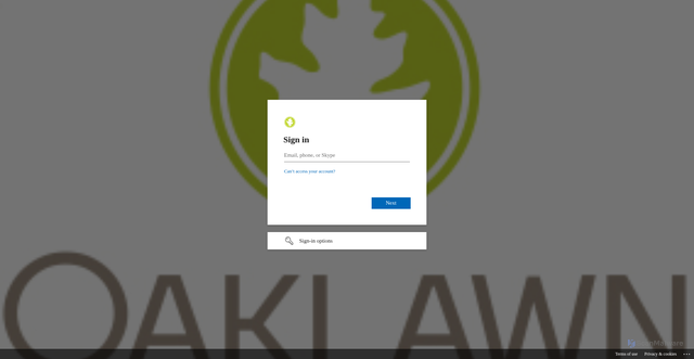 Security scan screenshot of https://oaklawnpsychiatric-my.sharepoint.com