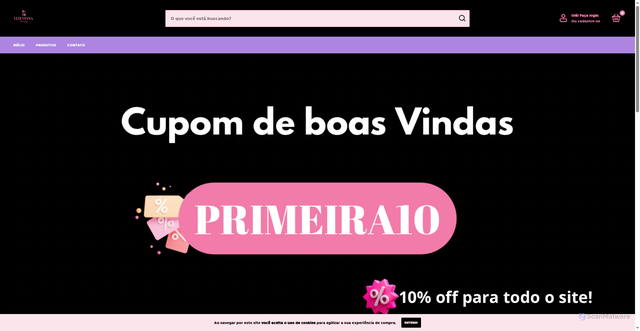 Security scan screenshot of https://luhvianabeauty.com.br/