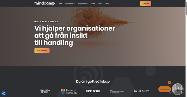 Security scan screenshot of https://mindcamp.se
