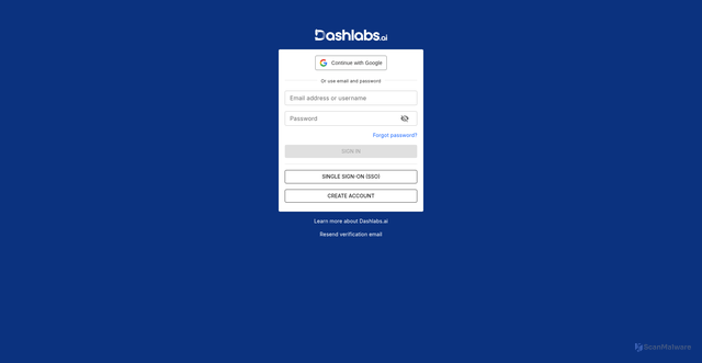 Security scan screenshot of https://dashlabs.app
