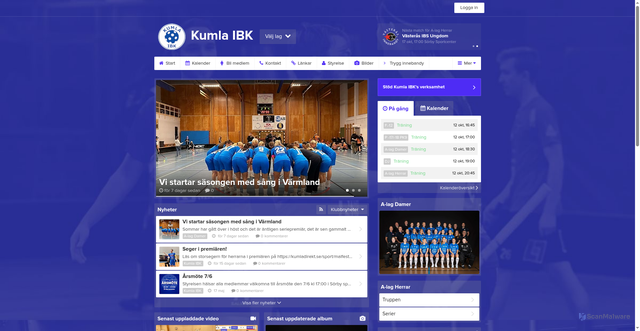 Security scan screenshot of https://kumlaibk.se