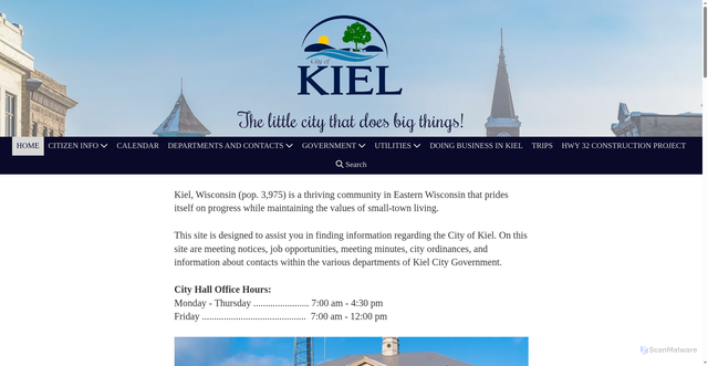 Security scan screenshot of https://kielwi.gov/