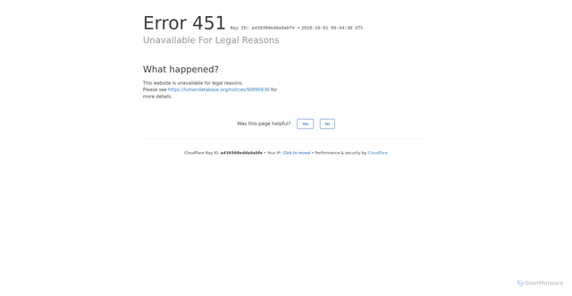 Security scan screenshot of https://alfin-pe.princeastaroth04.workers.dev/