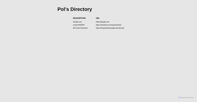 Security scan screenshot of https://arayatmswdo.pages.dev/