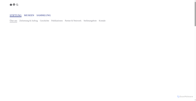 Security scan screenshot of https://www.museumsstiftung.de/