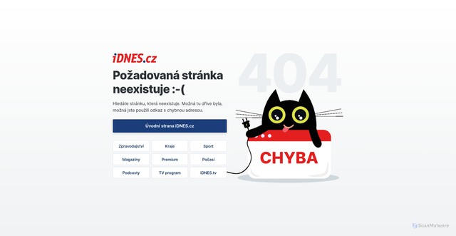 Security scan screenshot of https://samsungportal.cz