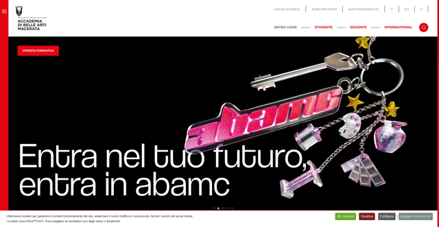 Security scan screenshot of https://www.abamc.it/