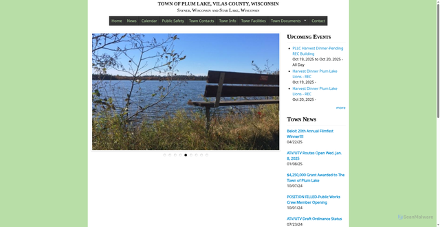 Security scan screenshot of https://www.plumlakewi.gov/