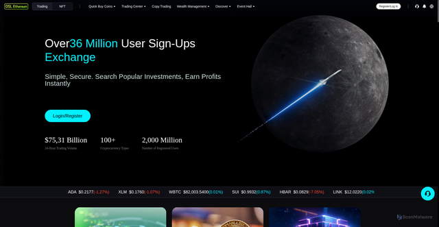 Security scan screenshot of https://kucoinblock.com