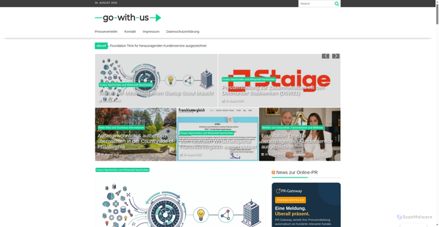 Security scan screenshot of www.go-with-us.de