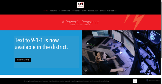Security scan screenshot of https://www.denco.org/