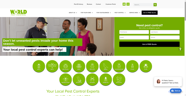 Security scan screenshot of http://worldpestonline.kidcarsonmedia.com/