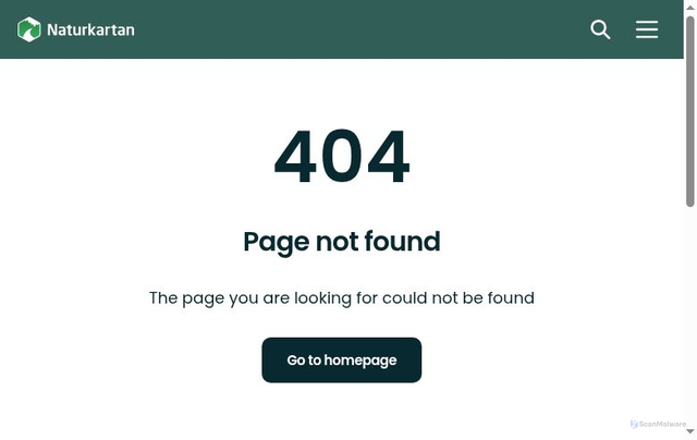 Security scan screenshot of https://api.naturkartan.se/