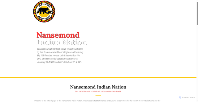 Security scan screenshot of https://nansemond.gov/
