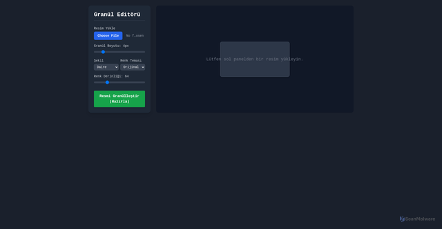 Security scan screenshot of https://granuleditor-kojiecqmkc.edgeone.dev/