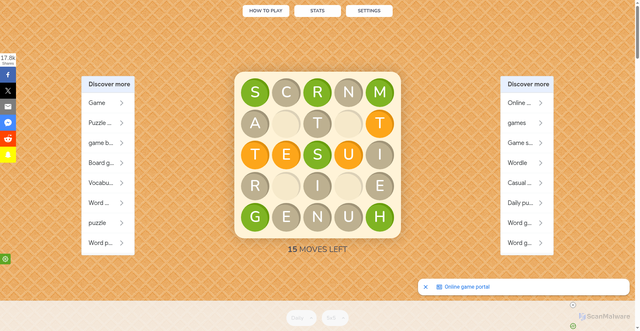 Security scan screenshot of https://wordwaffle.org/