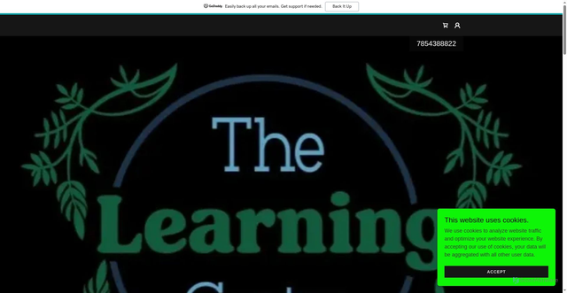 Security scan screenshot of https://thelearningcenter6.godaddysites.com/